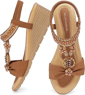 Wedge Sandals for Women Comfortable: 2.2'' Dressy Casual Sandals