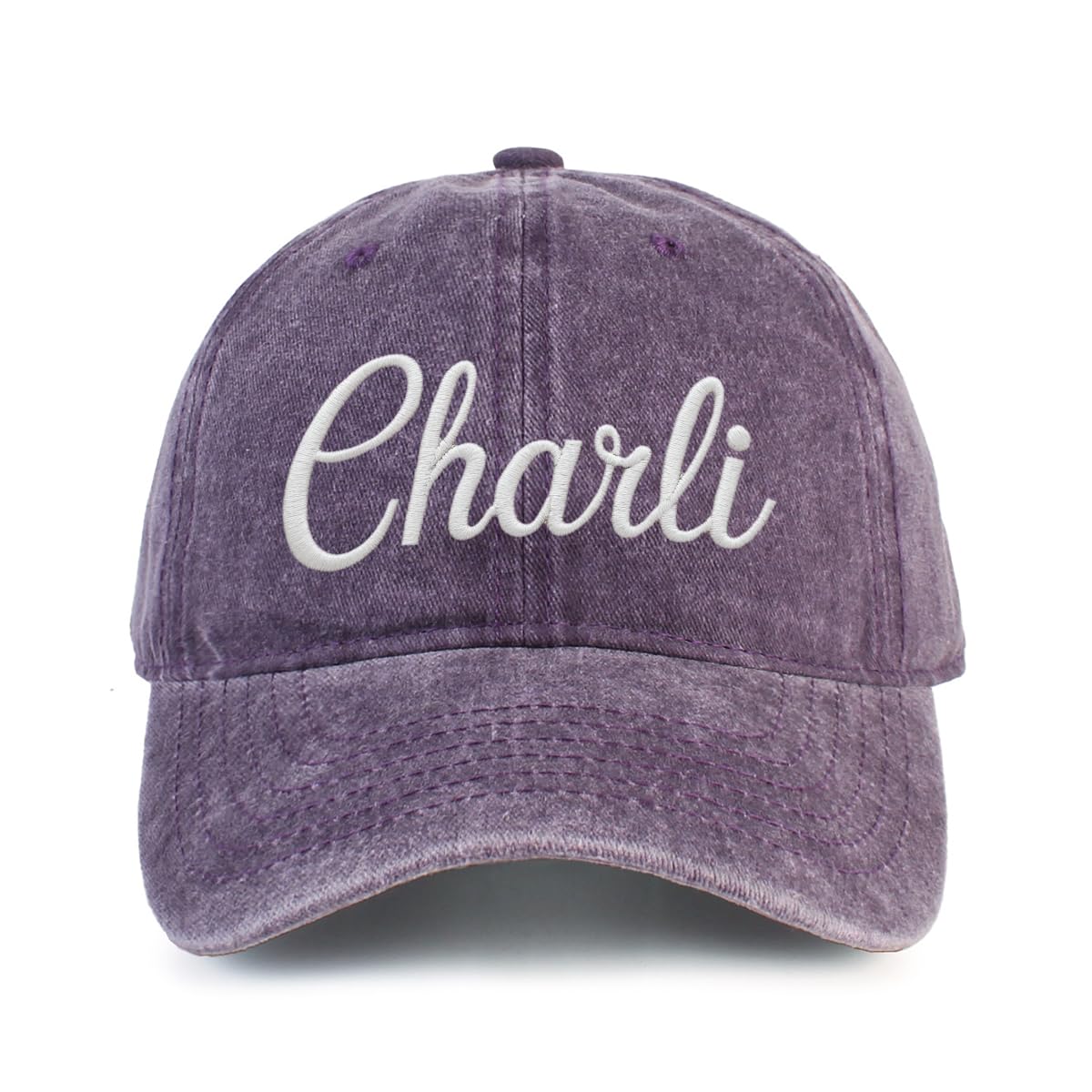 Custom Name Toddler Baseball Cap, Personalized Boys Girls Cotton Embroidered Hat