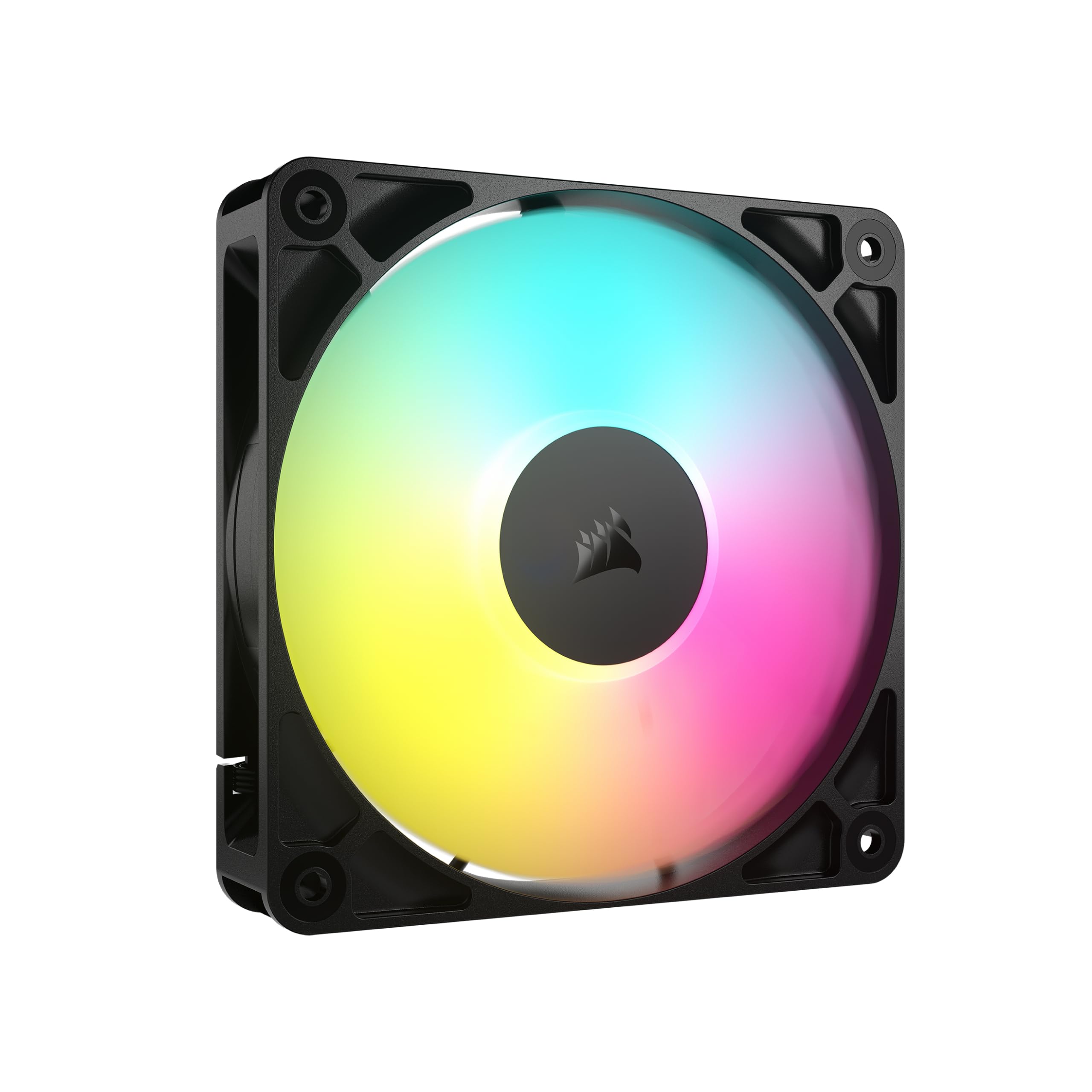 CORSAIR RS120 ARGB 120mm PWM Fan – Daisy-Chain Connection – Low-Noise – Magnetic