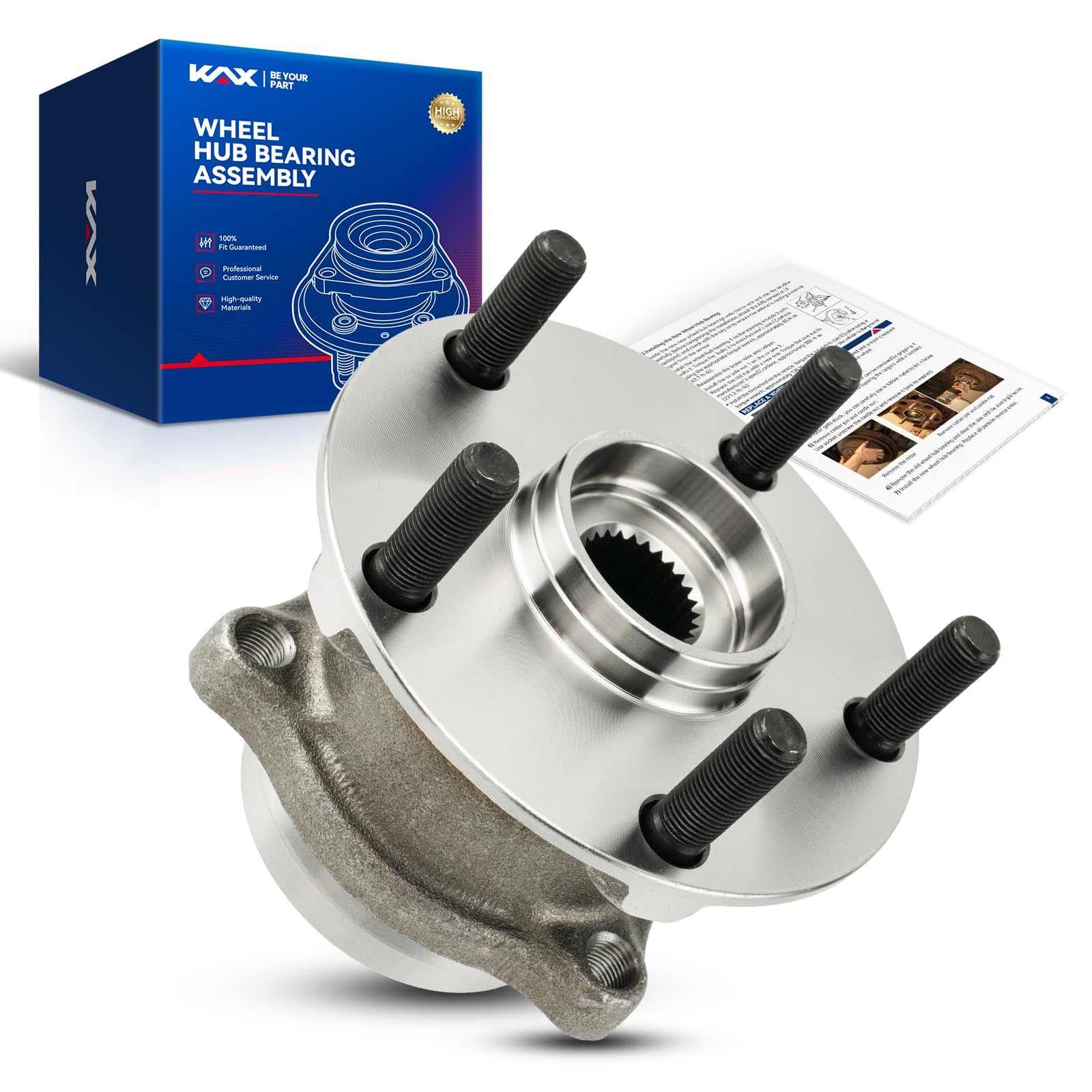 KAX 512536 Rear Wheel Bearing hub Assembly fit for Subaru Outback 2015-2021 | fo