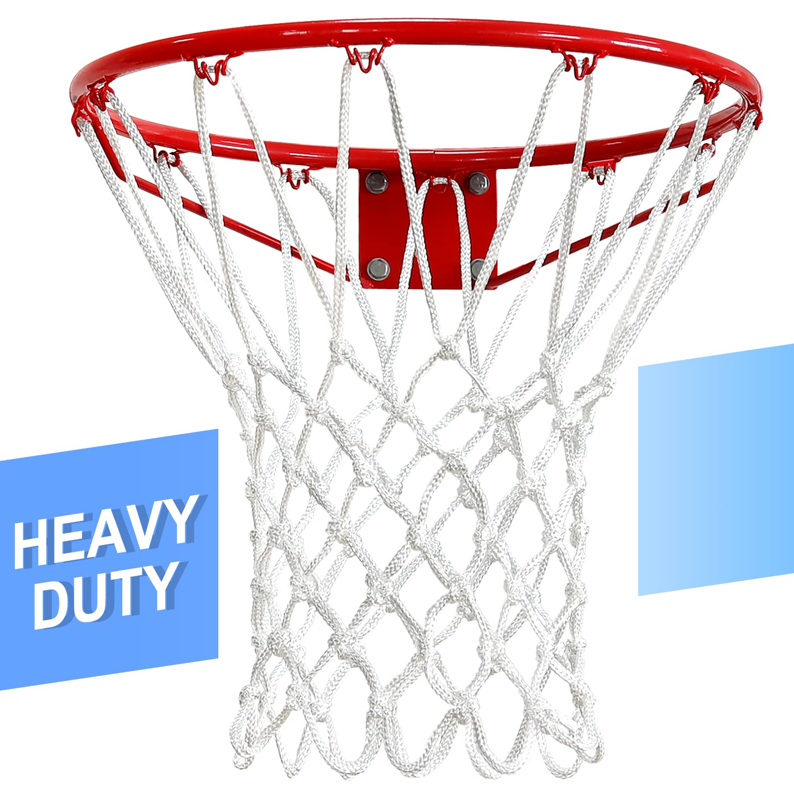 LAO XUE Basketball Net Outdoor,(7.16 oz) 12 Loops Professional Heavy Duty Basket