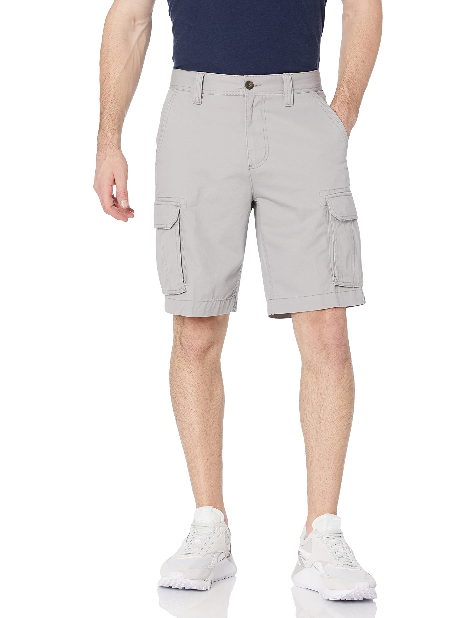 Amazon Essentials Men's 10" Classic-Fit Cotton Twill Cargo Shorts, Multiple Pock