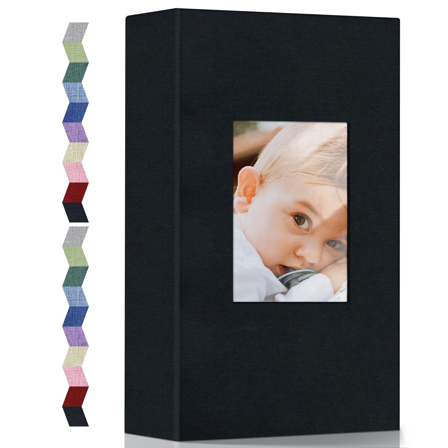 Popotop Photo Album 4x6-300 Photos Linen Cover Photo Books with 300 Horizontal P