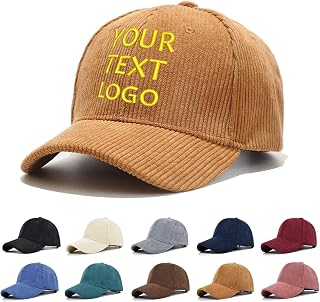 Personalized Baseball Cap with Embroidery Text Logo and Print Photo Image, Adjustable Cap Customized, Christmas Gift for Mother, Father, Man, Women, Friend