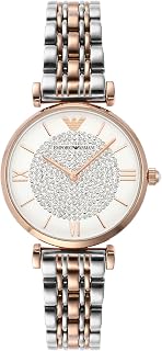 Emporio Armani Women's Two-Hand Stainless Steel Watch (Model: AR11445), Silver