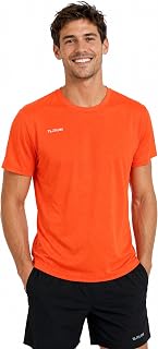 TLRUN Men's Ultra Lightweight Cool Running Shirts, Dry Fit Marathon Top Tee, Short Sleeve Athletic T-Shirts