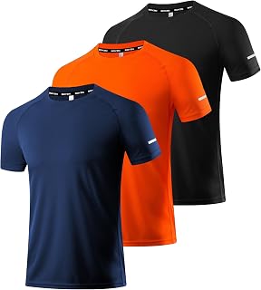 Boyzn 1, 3, 5 or 7 pack men's sports t-shirts. Short sleeve, functional, breathable and quick drying. Ideal for running, fitness, bodybuilding and summer.