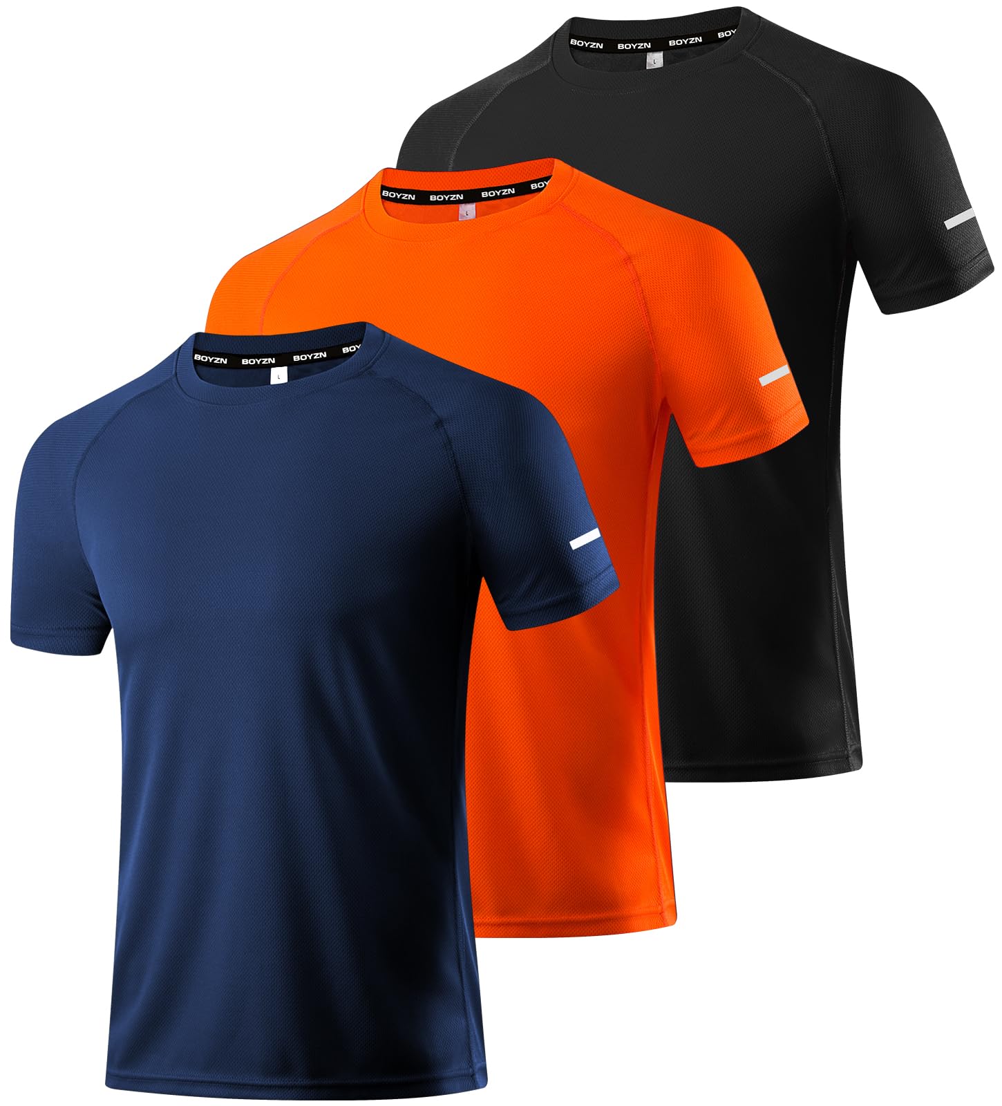 Boyzn 1, 3, 5 or 7 pack men's sports t-shirts. Short sleeve, functional, breatha