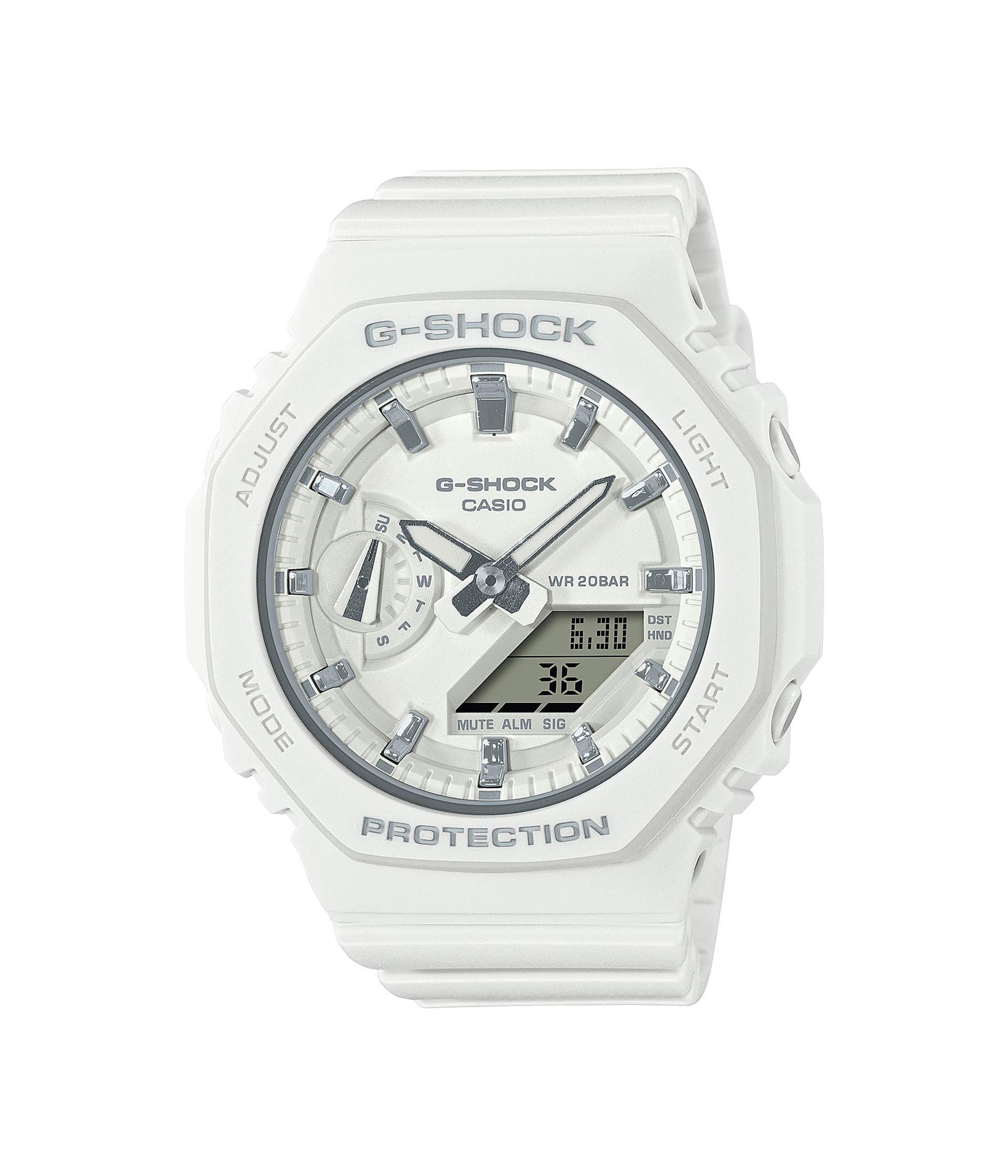 G-Shock By Casio Women's GMAS2100-7A Analog-Digital Watch White