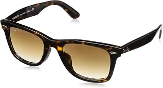 Ray-Ban Occhiali da sole unisex RB2140F Original Wayfarer Asian Fit, marrone, 52 mm