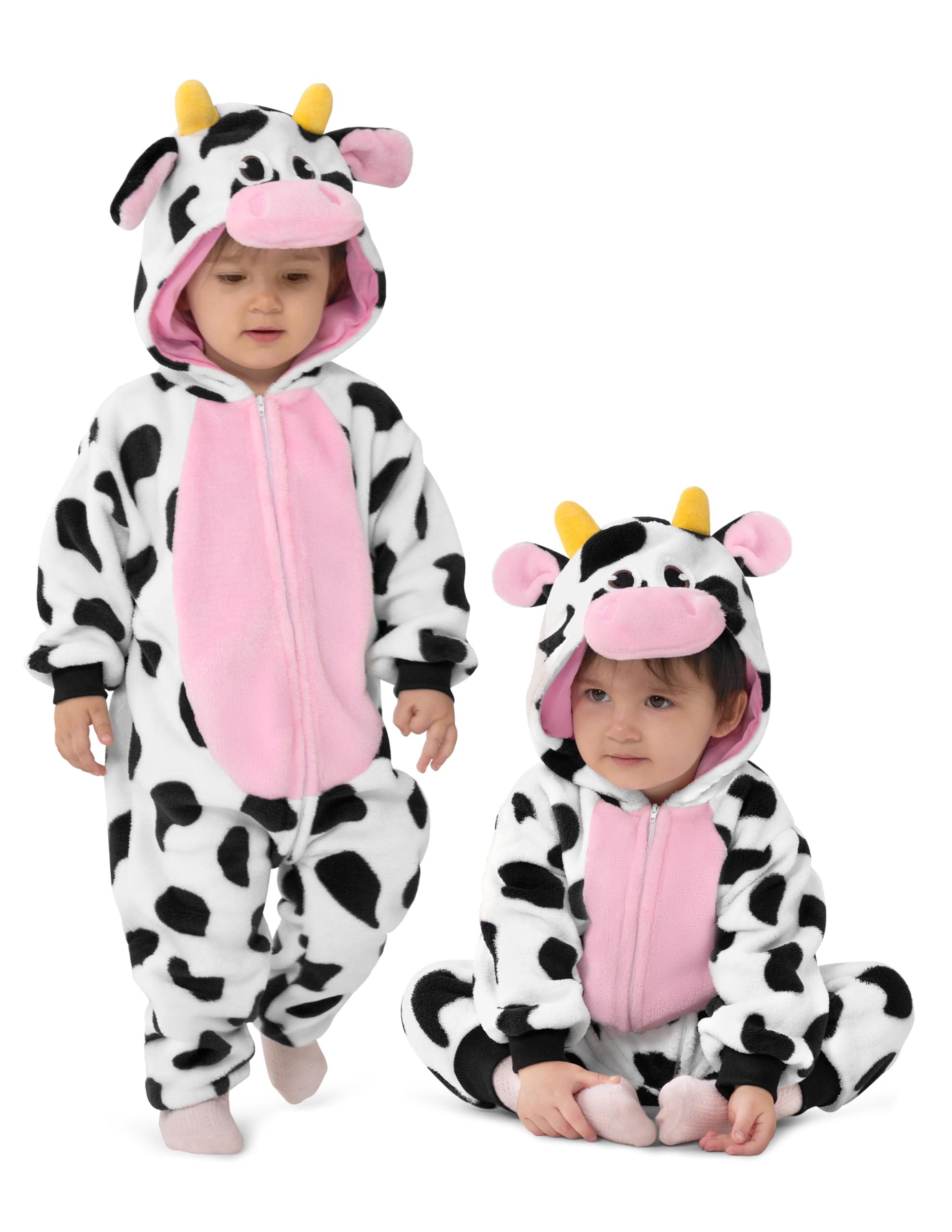 Spooktacular Creations Halloween Baby Animal Costume, Toddler Hooded Jumpsuit fo