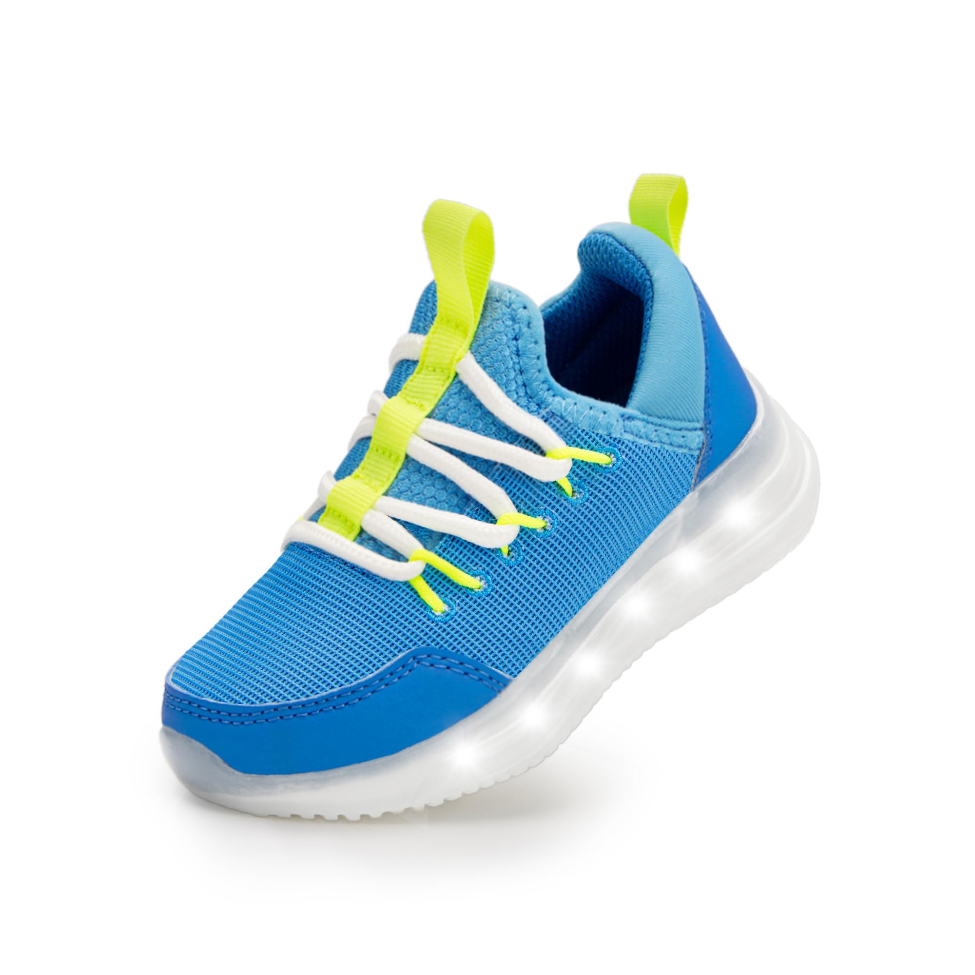 YESKIS Toddler Boys Girls Light up Shoes Slip-On Tennis Sneakers Casual