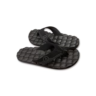 Volcom Recliner Sandals – Water-friendly Flip Flops With Recliner Comfort Foam Footbed Flip Flops for Men