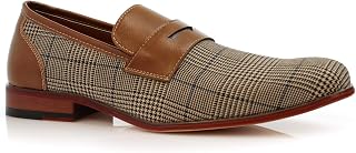 Ferro Aldo Dylan MFA19671 Classic Mock-Toe Penny Loafer for Men