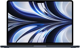 Apple 2022 MacBook Air with Apple M2 Chip, 13-inch, 8GB RAM, 256GB SSD Storage, Midnight (Renewed)