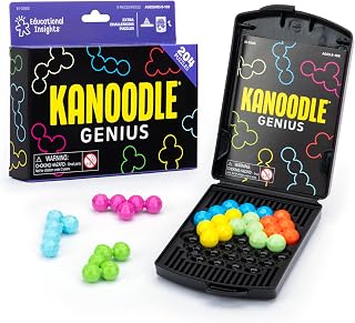 Educational Insights Kanoodle Genius | 3D Brain Teaser Puzzles for Kids, Spatial Puzzle Games for Adults, Teens and Kids, Problem Solving Toys and Logic Puzzles