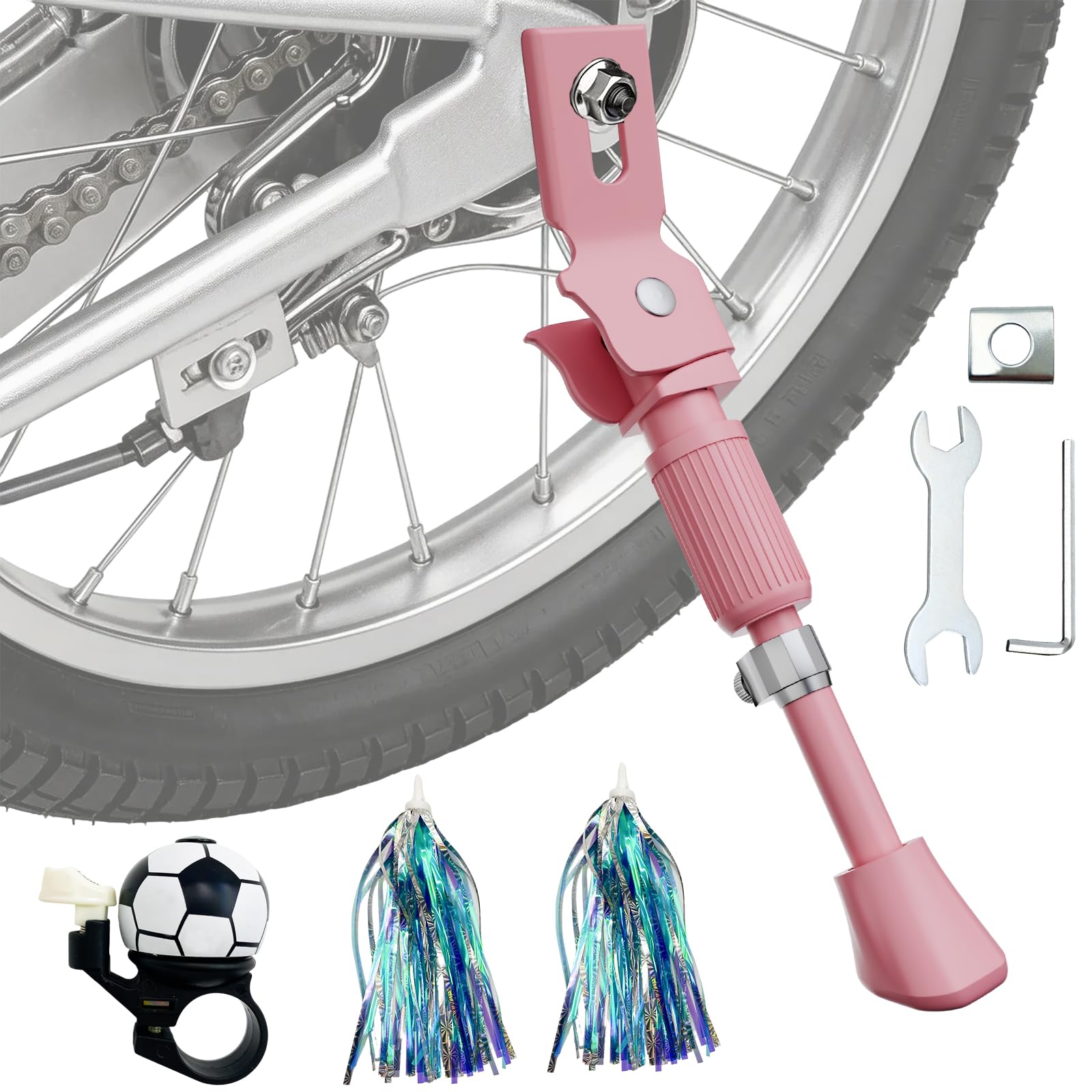 Aeneadbaby Kickstand for Kids Bike,Upgraded Adjustable Kids Bike Kickstand for 1