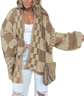 BTFBM Casual Cardigan Sweater for Women Fall 2026 Long Sleeve Sweaters