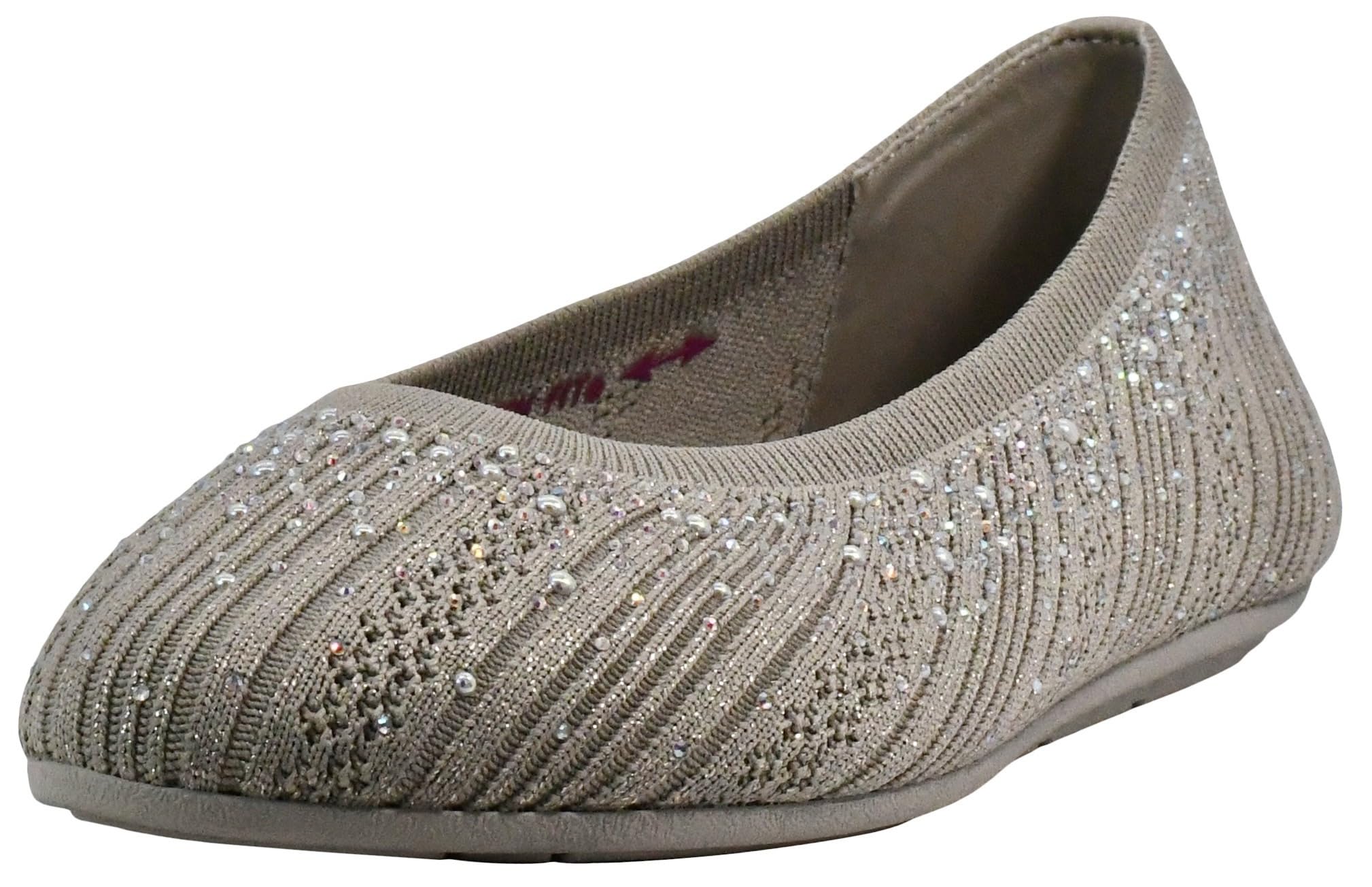 Skechers Womens Cleo 2.0 - Glitzy Daze Ballet Flat