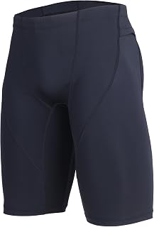 beroy Mens Compression Shorts Training Athletics Workout Tight Sports Base Layer with One Pocket