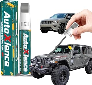 Sting Gray(PDN) Car Touch Up Paint Compatible with Jeep | Car Paint Pen Scratch Repair Automotive Scratch Remover Fix Exact Color Match for Cherokee/Compass/Grand Cherokee/Renegade/Wr
