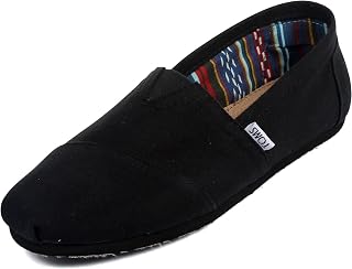 TOMS Women's Grey Heritage Canvas Classic Espadrilles