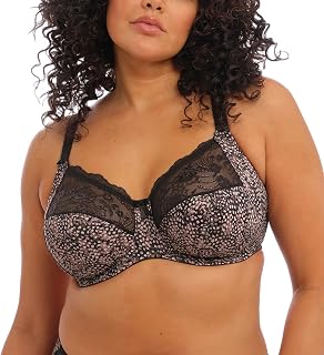 Elomi Morgan Women's Underwire Banded Bra with Stretch Lace Bra (Pack of 1)