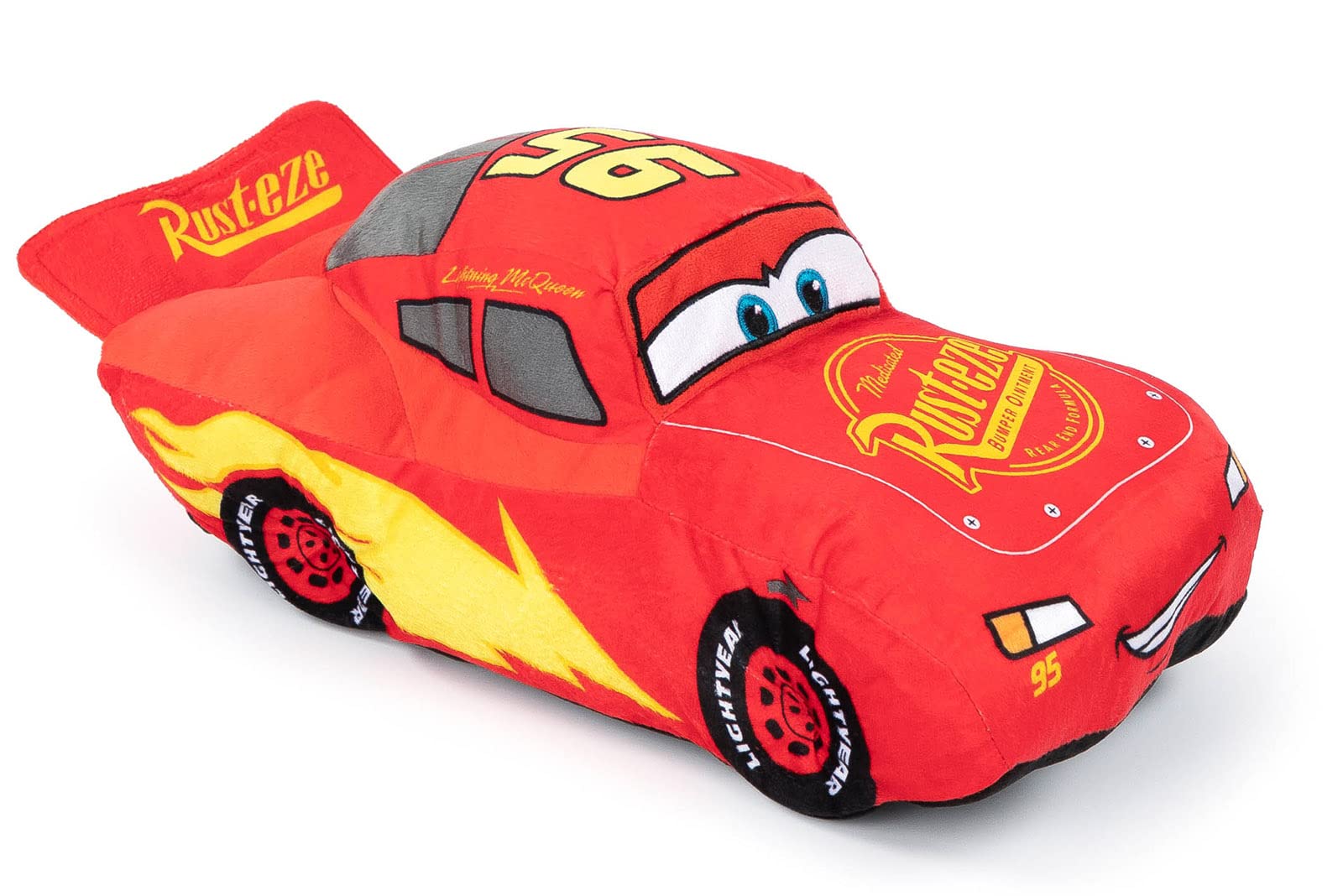 Disney Pixar Cars 3 Plush Stuffed Lightning Mcqueen Red Pillow Buddy - Kids Supe