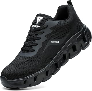 HEOAARG Safety Shoes for Men Women Footwear Comfortable Non-Slip Work Shoes Man Work Sneakers with Steel Toe