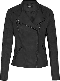 ONLY Onlava Leather Look Biker Jacket Leather Look Biker Jacket