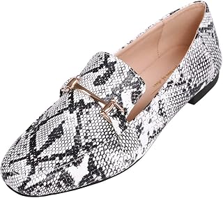 Feversole Women's Fashion Trim Deco Loafer Slippers,Alla Moda Decorative Sneakers per Donna