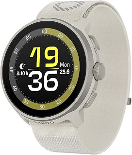 SUUNTO RUN GPS Running Watch, 1.32" AMOLED Touch Screen, Lightweight, Multisport, Activity Tracker, Accurate GPS, Heart Rate/Sleep Tracking, Running, 12-Day Battery Life, 4GB Offline Music Storage
