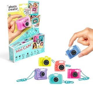 Photo Creator Mini Cam' | 14 Filters, Flash + Microphone, Perfect for Travel, Gift for Boys and Girls 6+, 1 Style per Purchase, Selected at Random