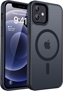 CACOE Magnetic Case for iPhone 12 & iPhone 12 Pro 6.1 inch, Matte Black