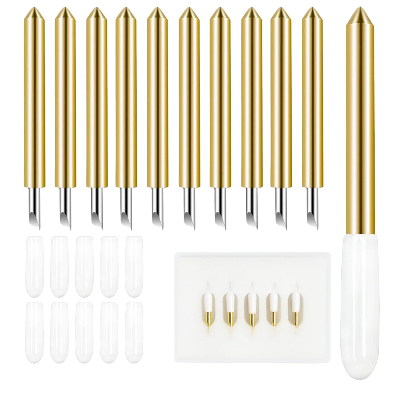 10-Pack Fine Point Blades for Cricut Maker &amp; Explore | Durable carbide steel