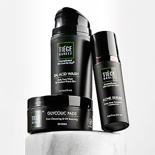 Tiege Hanley Essential Acne Care Men's Skin Care Set, Level 1, 3 Piece Kit