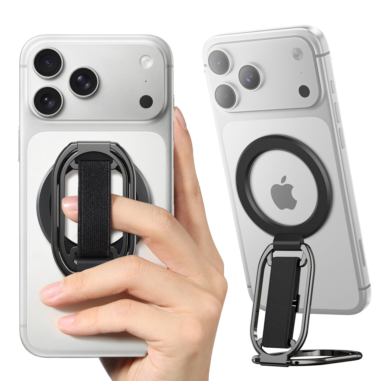 SUPERONE for MagSafe Phone Grip Kickstand, Magnetic Phone Ring Holder | 4-in-1 f