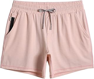 maamgic Mens Workout Shorts 5" Soft Stretch Running Gym Athletic Shorts