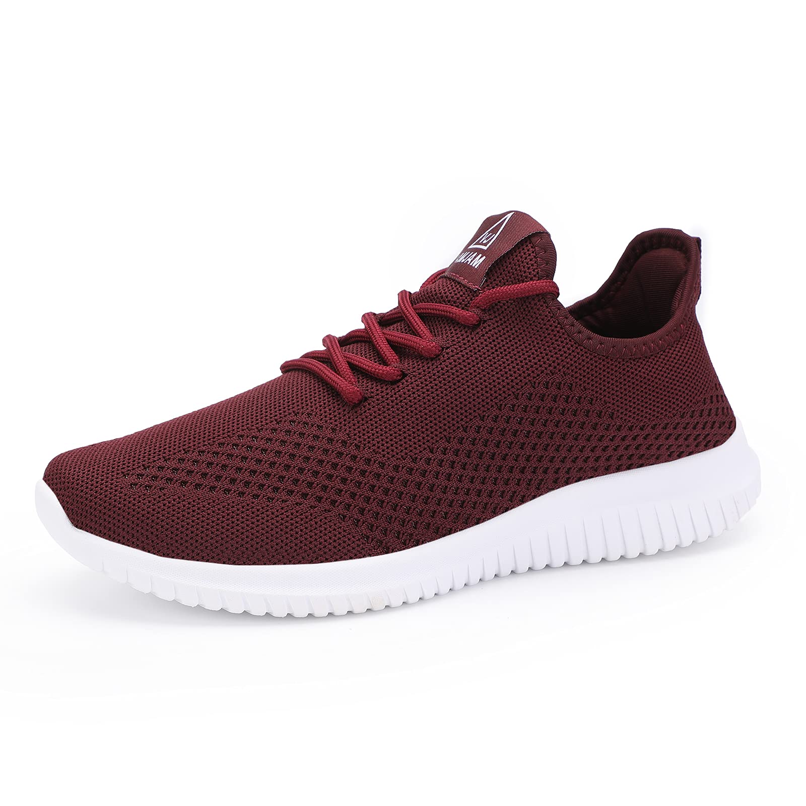 VAMJAM Mens Running Shoes Ultra Lightweight Breathable Non-Slip Fashion Mesh Cas