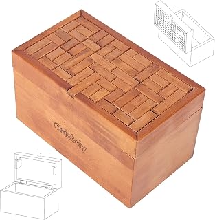 Mystery Box - Onietoiy Wooden Puzzle Box, Prank Puzzles for Adults & Kids