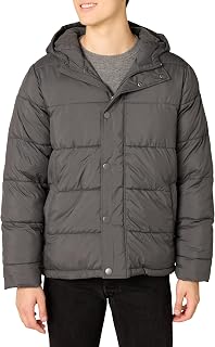 Amazon Essentials Men's Winter Heavyweight Hooded Puffer Coat