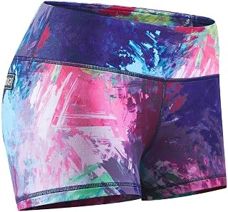Tough Mode Womens 3" Lightweight Running WOD Volleyball Shorts Workout Mesh Liner Zip Pocket