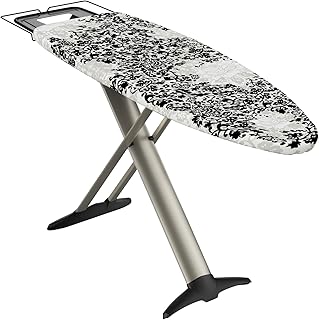 Bartnelli Pro Luxury Ironing Board - Extra Wide 51x19 Ironing Surface, Ultra-Premium Aluminum Build, Includes Steam Iron Rest, Adjustable Height, Foldable, European Made