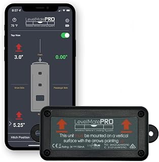 LevelMatePRO LogicBlue Technology - Wireless RV Leveling System, Bluetooth Leveler for Campers, Must-Have Accessory for Travel Trailers, Effortless Setup for Phones with App
