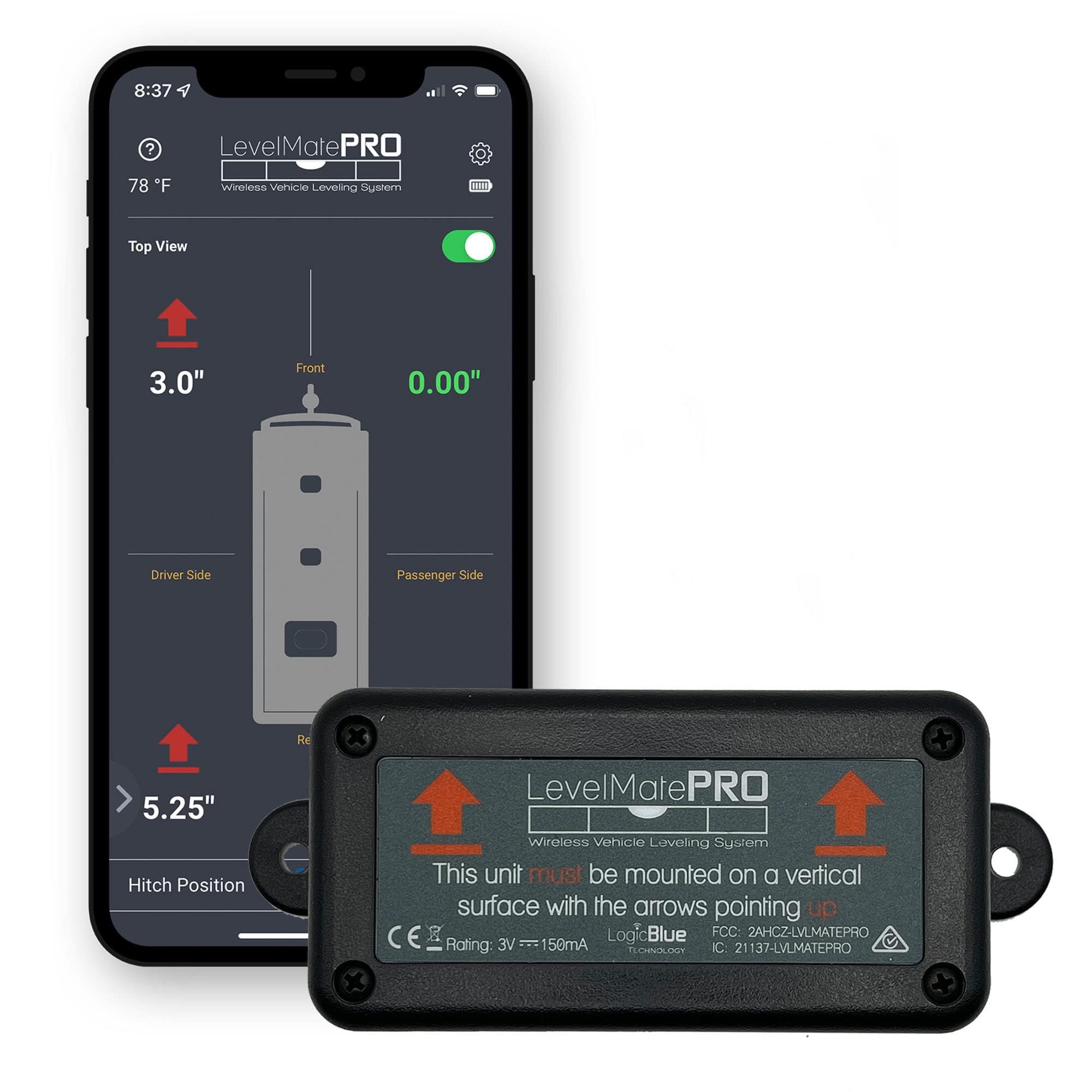 LevelMatePRO LogicBlue Technology - Wireless RV Leveling System, Bluetooth Level