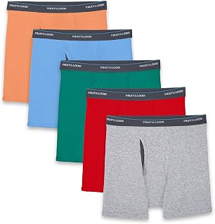 Fruit of The Loom Boys Assorted Coolzone Solid Boxer BriefsBoxer Briefs