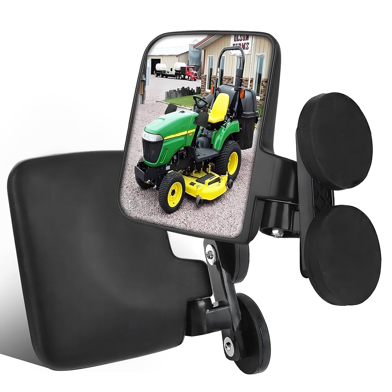 Rearview Mirrors Compatible With Mahindra, Kubota, John Deere, And Lawn Mover Si