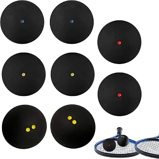 Manyugo 38-40mm Squash Balls Competition Physical Exercise Squash Ball for Beginners and Training