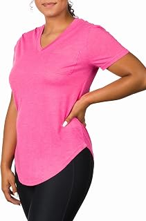 Epic MMA Gear Plus Size Womens V Neck Collar T Shirt | Summer Top with Chest Pocket