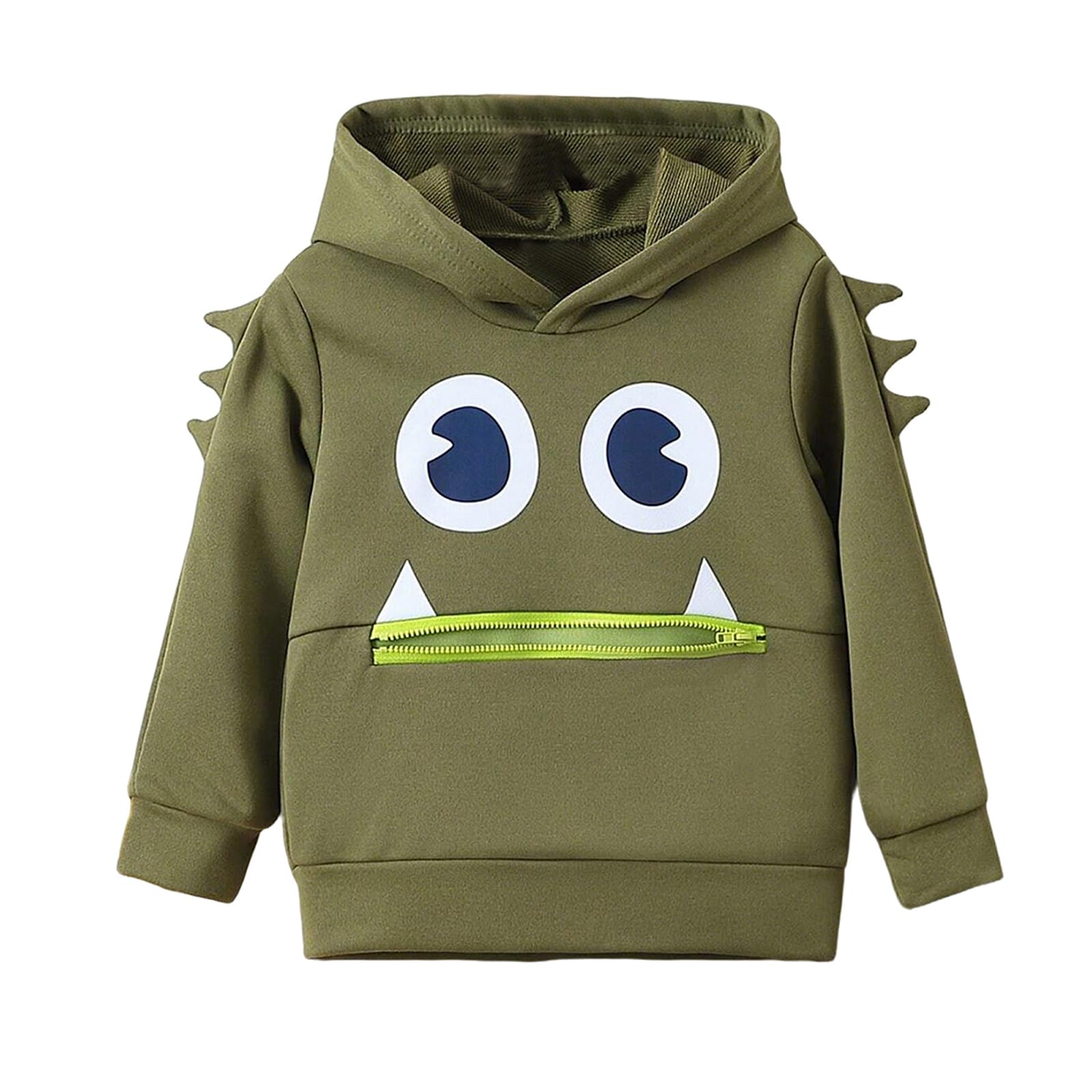 Boys Hoodies for Kids Hooded Dinosaur Sweatshirts Long Sleeve Pullover Tops Size